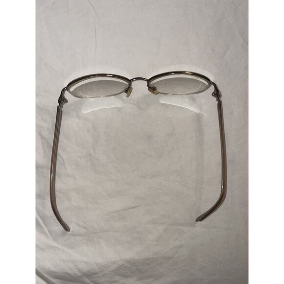 Celine Dion Eyes Beta Titanium Eyeglasses Frame Half Rimless 52-17-135 Rose Gold - Picture 6 of 6